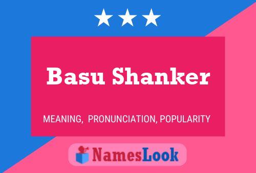 Basu Shanker 名字海报