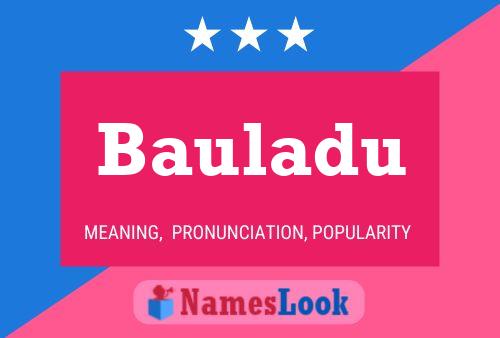 Bauladu 名字海报