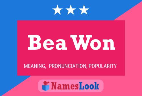 Bea Won 名字海报