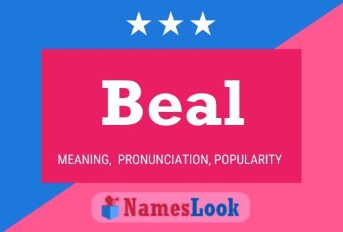 Beal 名字海报