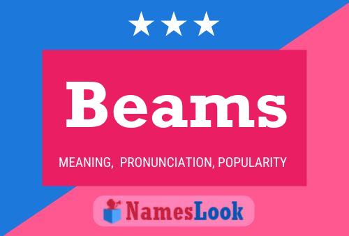 Beams 名字海报