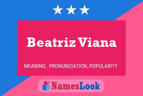 Beatriz Viana 名字海报