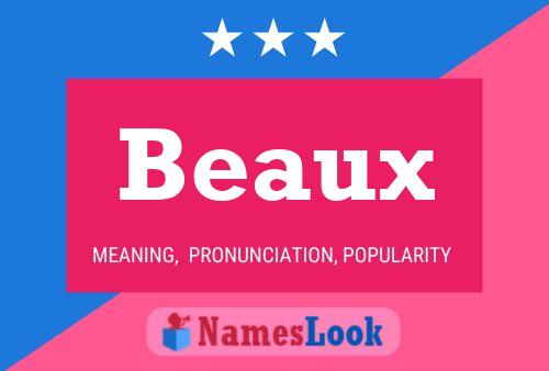 Beaux 名字海报