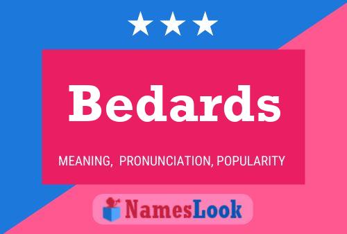 Bedards 名字海报