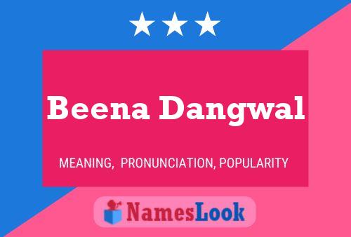 Beena Dangwal 名字海报