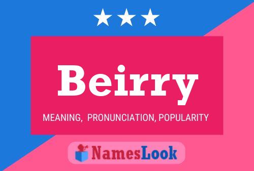 Beirry 名字海报