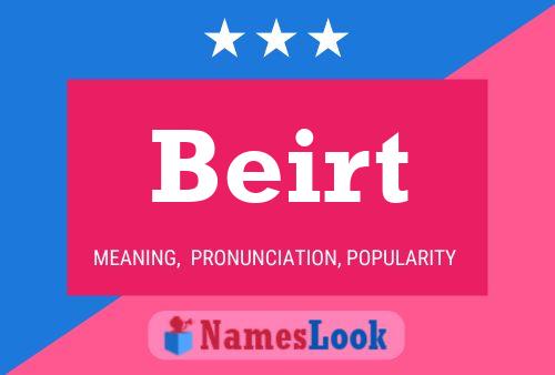 Beirt 名字海报