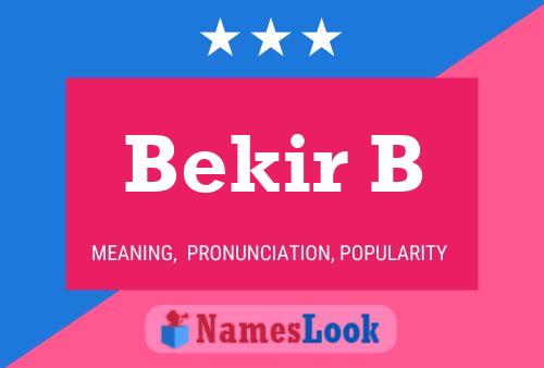 Bekir B 名字海报