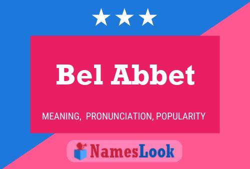 Bel Abbet 名字海报