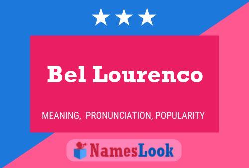 Bel Lourenco 名字海报