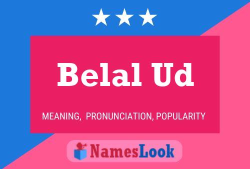 Belal Ud 名字海报