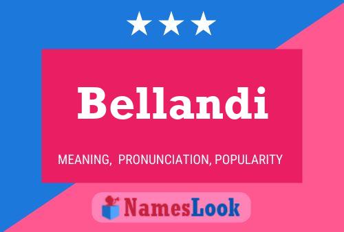 Bellandi 名字海报