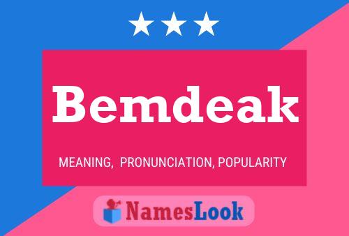 Bemdeak 名字海报