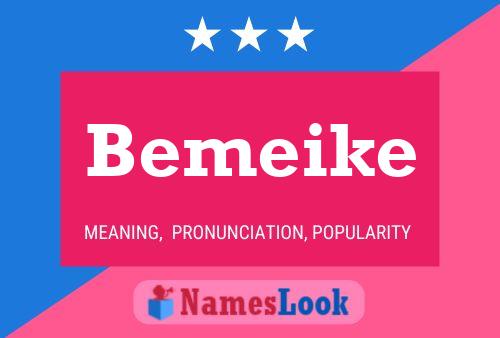 Bemeike 名字海报