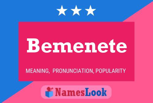 Bemenete 名字海报