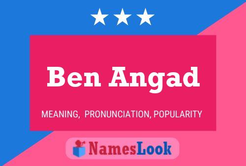 Ben Angad 名字海报