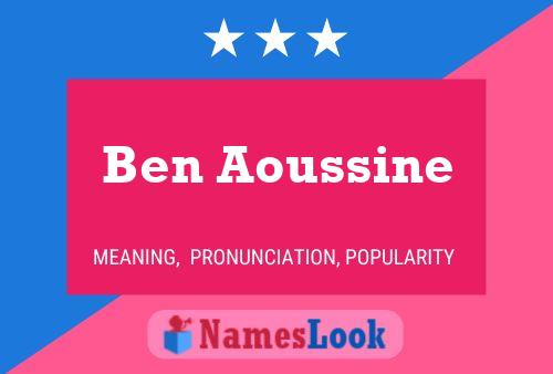 Ben Aoussine 名字海报