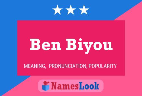 Ben Biyou 名字海报