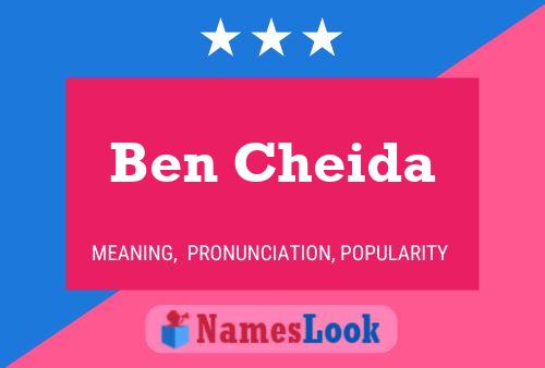 Ben Cheida 名字海报