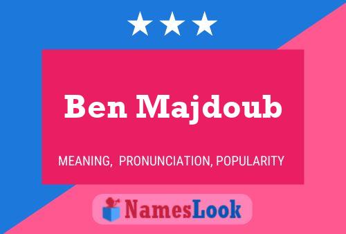 Ben Majdoub 名字海报