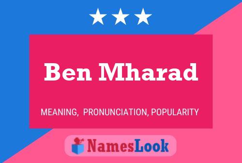 Ben Mharad 名字海报