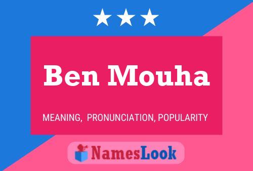 Ben Mouha 名字海报