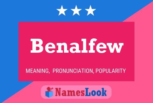 Benalfew 名字海报