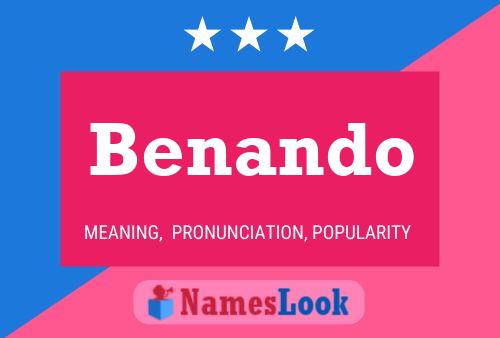 Benando 名字海报