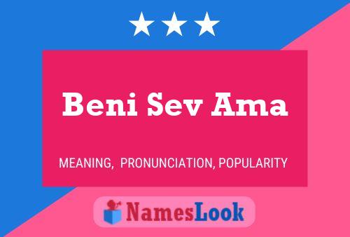 Beni Sev Ama 名字海报