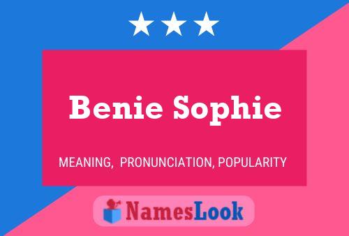 Benie Sophie 名字海报