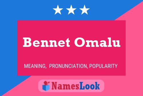 Bennet Omalu 名字海报