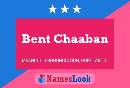 Bent Chaaban 名字海报