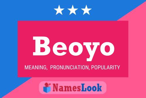 Beoyo 名字海报