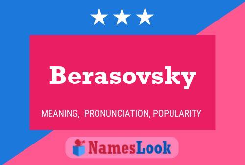 Berasovsky 名字海报