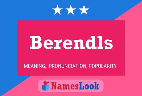 Berendls 名字海报