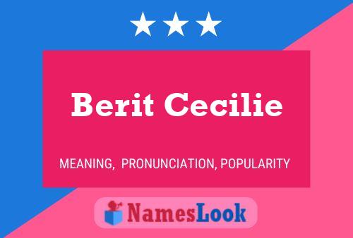 Berit Cecilie 名字海报