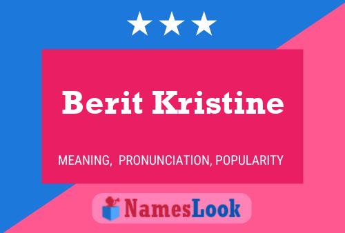 Berit Kristine 名字海报