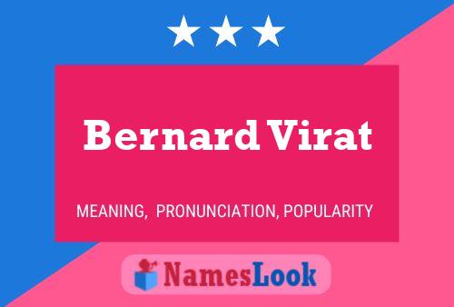 Bernard Virat 名字海报