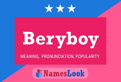 Beryboy 名字海报