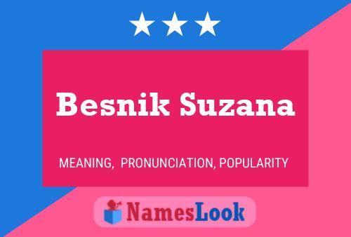 Besnik Suzana 名字海报