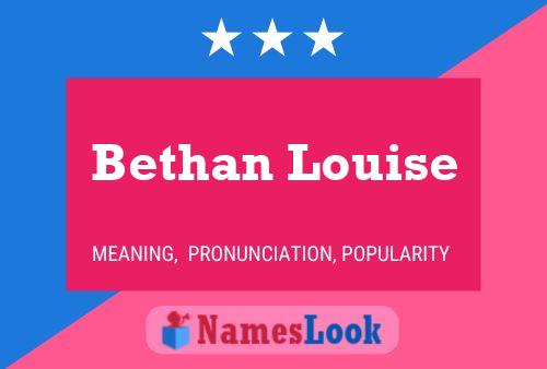 Bethan Louise 名字海报