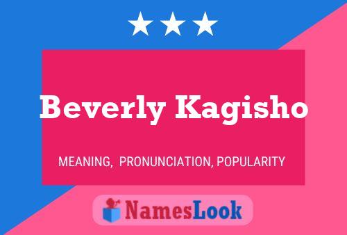 Beverly Kagisho 名字海报