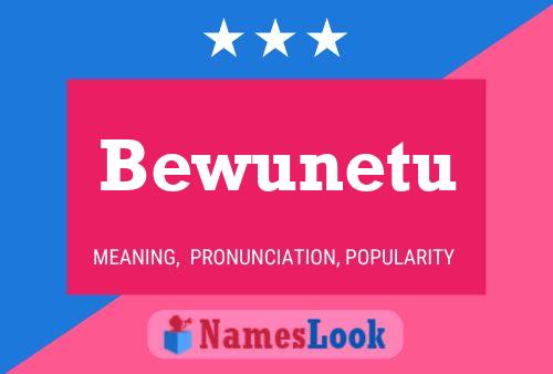 Bewunetu 名字海报