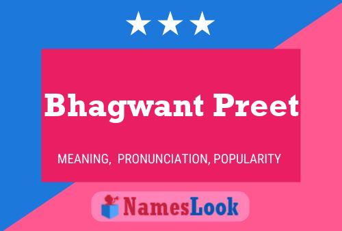 Bhagwant Preet 名字海报