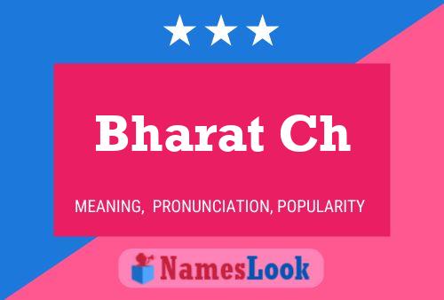 Bharat Ch 名字海报