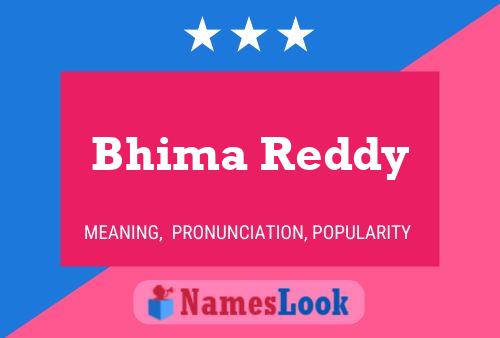 Bhima Reddy 名字海报