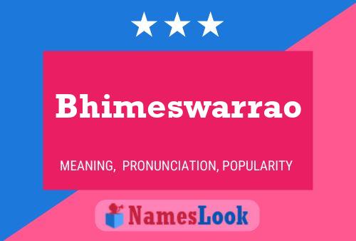 Bhimeswarrao 名字海报