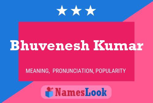 Bhuvenesh Kumar 名字海报