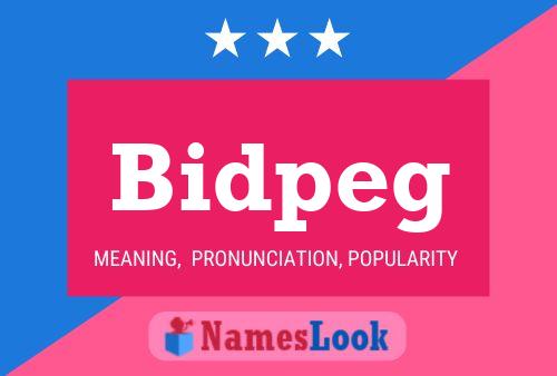 Bidpeg 名字海报