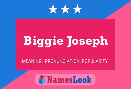 Biggie Joseph 名字海报